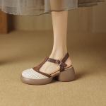 Handcrafted Genuine Leather Women's Shoes - Elegant Luxury(Eoct20161002M001-16)