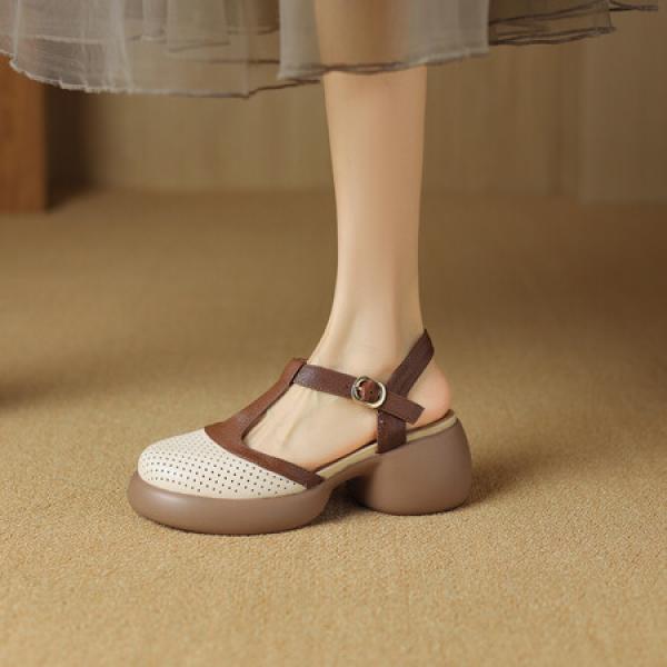 Handcrafted Genuine Leather Women's Shoes - Elegant Luxury(Eoct20161002M001-16)