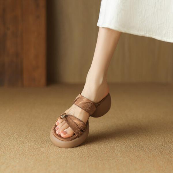 Handcrafted Leather Women's Shoes - Elegant Luxury Craftsmanship(Eoct20161002M001-23)