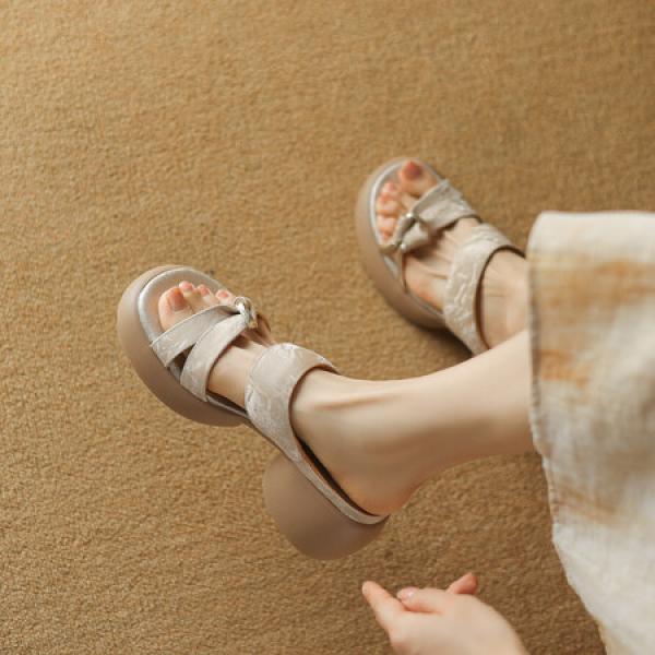 Handcrafted Leather Women's Shoes - Elegant Luxury Craftsmanship(Eoct20161002M001-23)