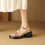 Handcrafted Luxury Leather Shoes for Elegant Women(Eoct20161002M001-79)