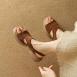 Luxurious Handcrafted Leather Shoes for Elegant Women(Eoct20161002M002-21)