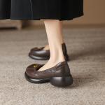 Handcrafted Leather Women's Shoes: Luxurious Elegance & Quality(Eoct20161002M002-30)