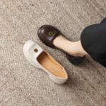 Handcrafted Leather Women's Shoes: Luxurious Elegance & Quality(Eoct20161002M002-30)