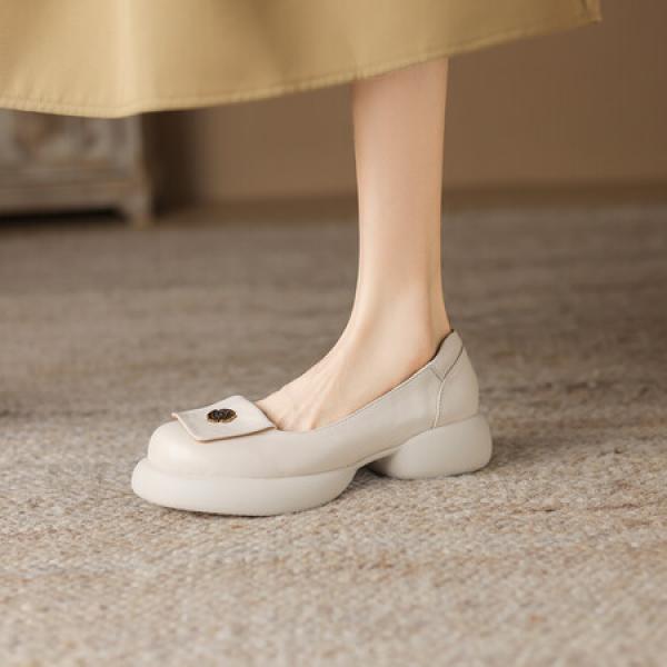 Handcrafted Leather Women's Shoes: Luxurious Elegance & Quality(Eoct20161002M002-30)