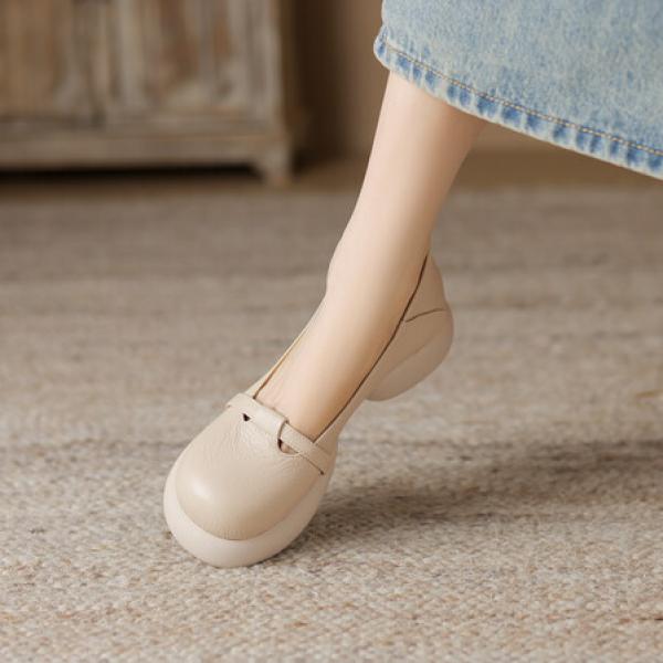 Exquisite Handcrafted Genuine Leather Women's Shoes - Elegant Luxury(Eoct20161002M002-32)