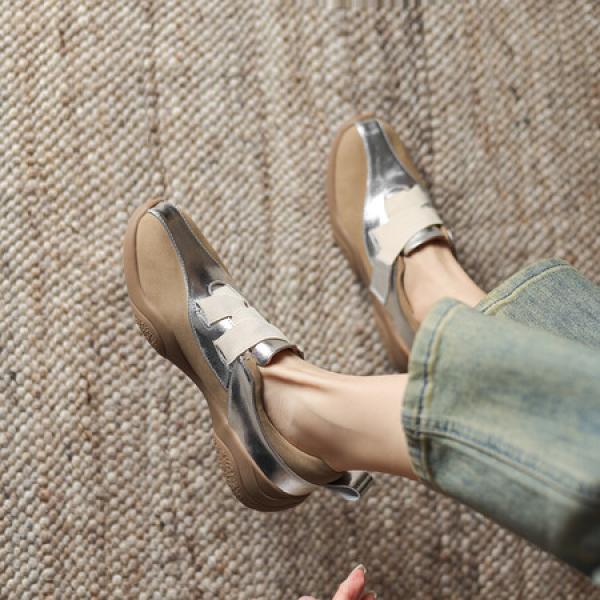 Handcrafted Leather Women's Shoes - Elegance in Every Stitch(Eoct20161002M1375-2)