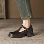 Handcrafted Luxury Leather Women’s Shoes(Eoct20161002M207-1)