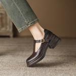 Handcrafted Luxury Leather Women’s Shoes(Eoct20161002M207-1)