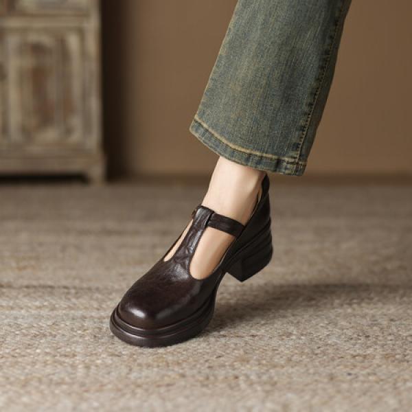 Handcrafted Luxury Leather Women’s Shoes(Eoct20161002M207-1)