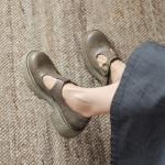 Handcrafted Luxurious Leather Women's Shoes(Eoct20161002M201-5)