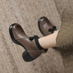 Elegant Handmade Genuine Leather Women's Shoes.(Eoct20161002M508-5)