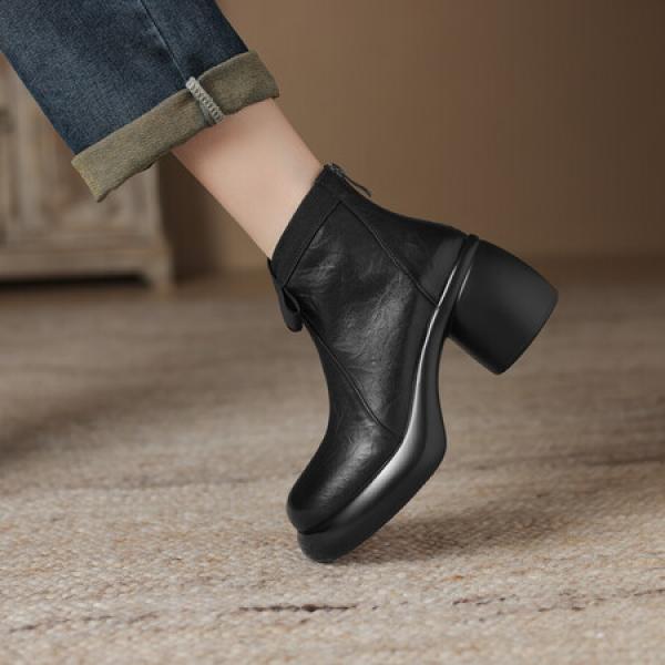 Elegant Handmade Genuine Leather Women's Shoes.(Eoct20161002M508-5)