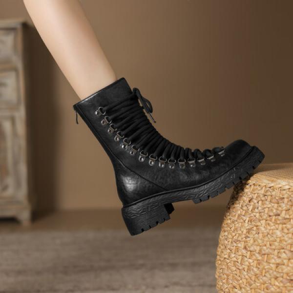 Handcrafted Genuine Leather Women’s Shoes: Elegant Luxury Quality(Eoct20161002M208-3)