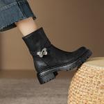 Luxurious Handcrafted Leather Shoes for Elegant Women(Eoct20161002M208-2)