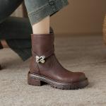 Luxurious Handcrafted Leather Shoes for Elegant Women(Eoct20161002M208-2)