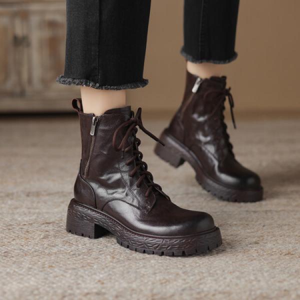 Elegance Crafted: Luxury Handmade Leather Women's Shoes(Eoct20161002M208-5)