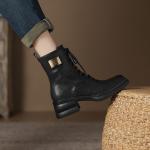 Luxury Handcrafted Genuine Leather Women's Shoes(Eoct20161002M209-2)