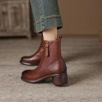 Handcrafted Luxurious Leather Women’s Shoes for Elegance(Eoct20161002M6065-11)