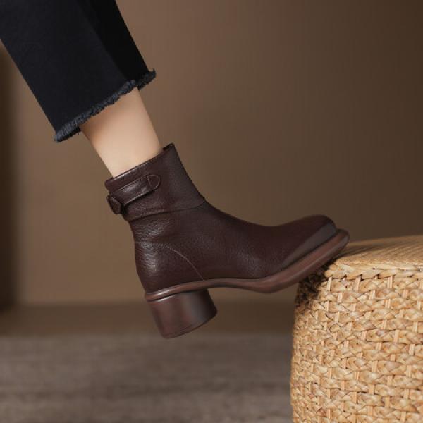 Exquisite Handcrafted Leather Women's Shoes, Elegance Redefined(Eoct20161002M6065-12)