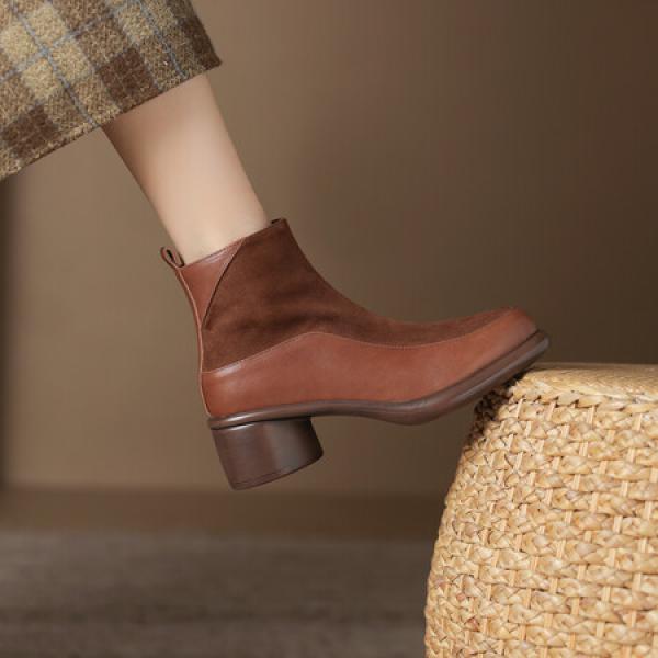 Elegant Handmade Genuine Leather Women's Shoes.(Eoct20161002M6065-10)