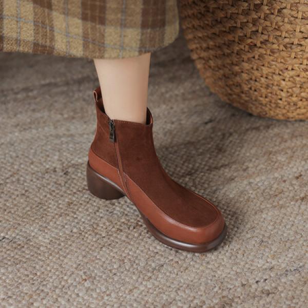 Elegant Handmade Genuine Leather Women's Shoes.(Eoct20161002M6065-10)