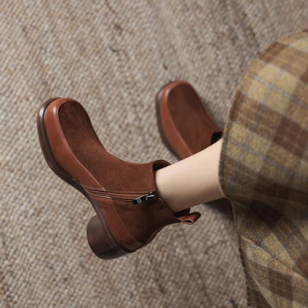 Elegant Handmade Genuine Leather Women's Shoes.(Eoct20161002M6065-10)