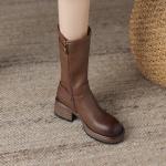 Elegant Handmade Genuine Leather Women's Shoes.(Eoct20161002M215-1)