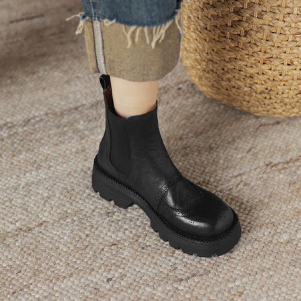 Handcrafted Leather Women's Shoes: Luxurious Elegance and Quality(Eoct20161002M026-2)