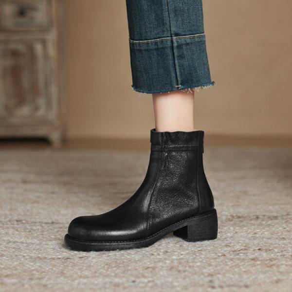 Elegant Handcrafted Leather Women’s Shoes: Luxury Quality(Eoct20161002M2405-2)