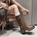 Handcrafted Leather Women’s Shoes - Luxurious Elegance(Eoct20161002H215-1)