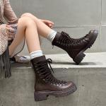 Handcrafted Leather Women's Shoes: Luxury with Elegant Craftsmanship(Eoct20161002H208-3)