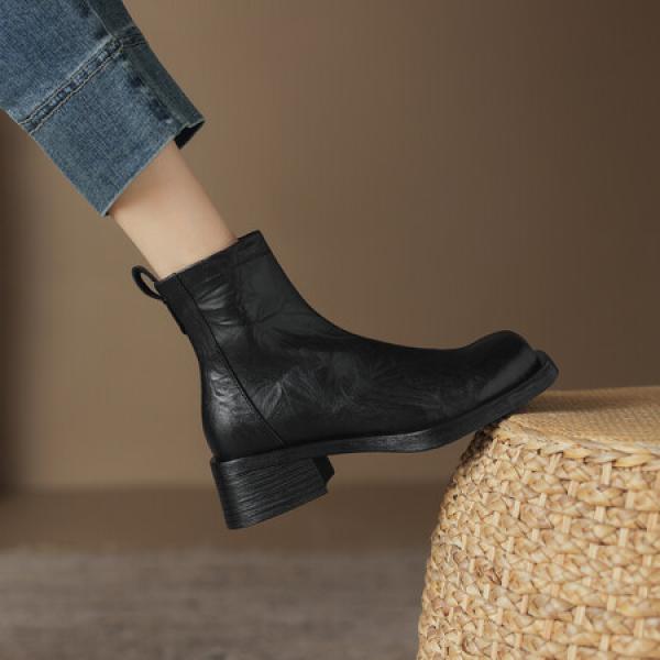 Elegant Handcrafted Genuine Leather Women’s Shoes(Eoct20161002M8173-2)