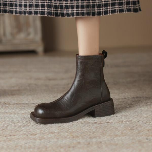 Elegant Handcrafted Genuine Leather Women’s Shoes(Eoct20161002M8173-2)