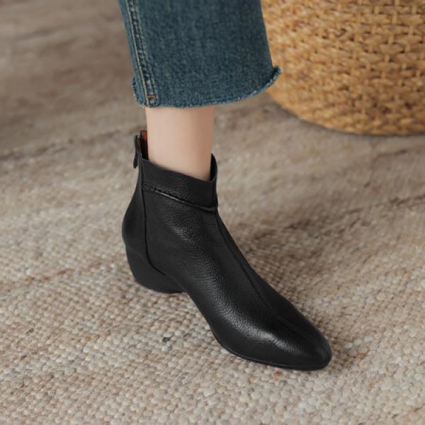 Handcrafted Luxury Leather Women's Shoes - Elegance Redefined(Eoct20161002M7577-3)