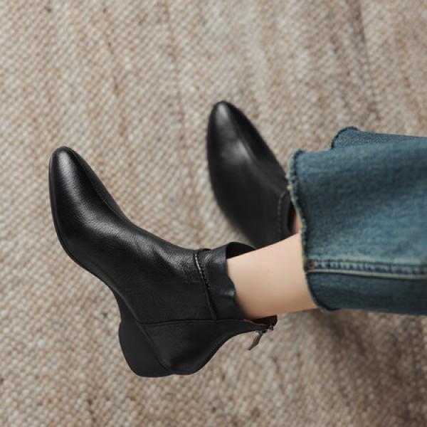 Handcrafted Luxury Leather Women's Shoes - Elegance Redefined(Eoct20161002M7577-3)