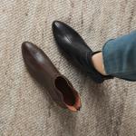 Handcrafted Luxury Leather Women's Shoes - Elegance Redefined(Eoct20161002M7577-3)