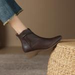 Handcrafted Luxury Leather Women's Shoes - Elegance Redefined(Eoct20161002M7577-3)