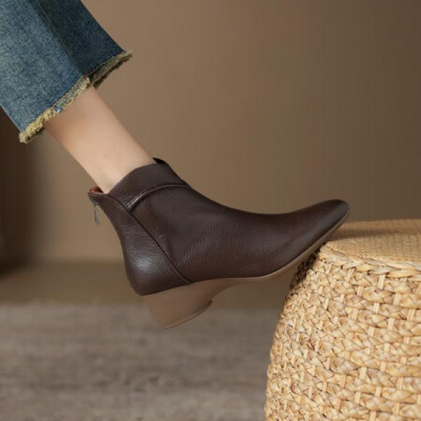 Handcrafted Luxury Leather Women's Shoes - Elegance Redefined(Eoct20161002M7577-3)