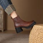 Luxurious Handmade Leather Women's Shoes(Eoct201610022471233)