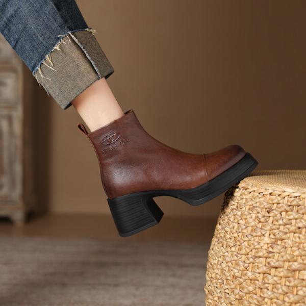 Luxurious Handmade Leather Women's Shoes(Eoct201610022471233)