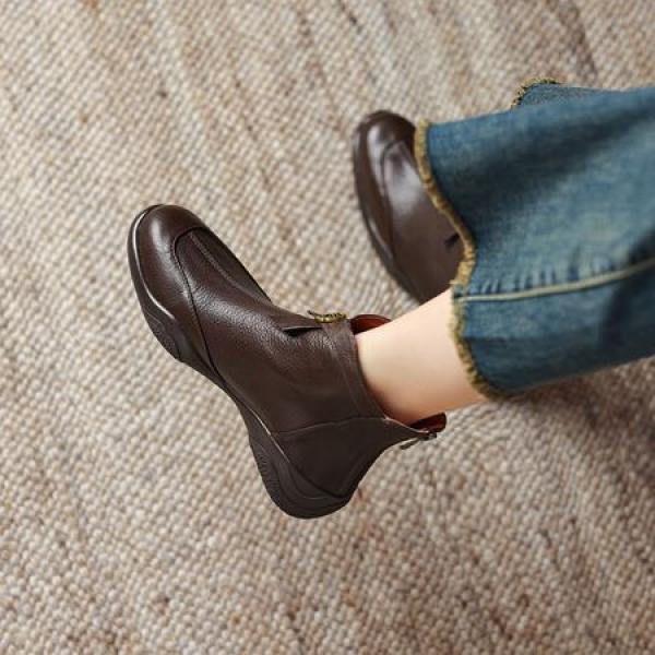 Handcrafted Luxury Genuine Leather Women's Shoes(Eoct20161002M13751-2)