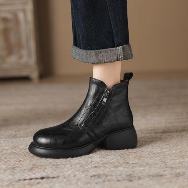 Elegantly Crafted Genuine Leather Handcrafted Women’s Shoes(Eoct20161002M2255-2)