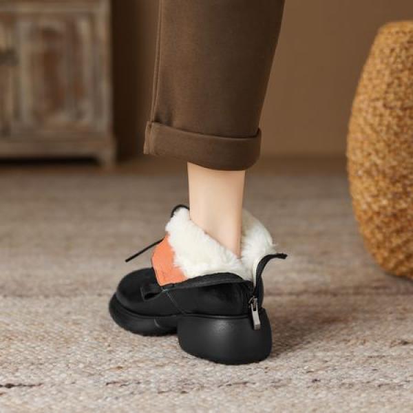 Handcrafted Luxury Leather Women's Shoes, Elegant Craftsmanship(Eoct20161002M2255-6)