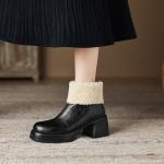 Handcrafted Genuine Leather Women's Shoes - Elegant Luxury(Eoct20161002M8666-3)