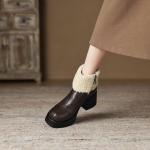 Handcrafted Genuine Leather Women's Shoes - Elegant Luxury(Eoct20161002M8666-3)