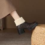 Handcrafted Genuine Leather Women's Shoes - Elegant Luxury(Eoct20161002M8666-3)