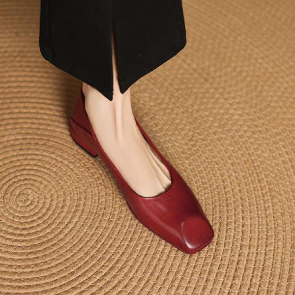 Handcrafted Luxury Leather Women’s Shoes: Elegance Redefined(Eoct20161002K1183)