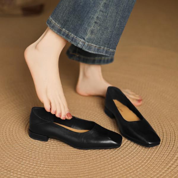 Handcrafted Luxury Leather Women’s Shoes: Elegance Redefined(Eoct20161002K1183)