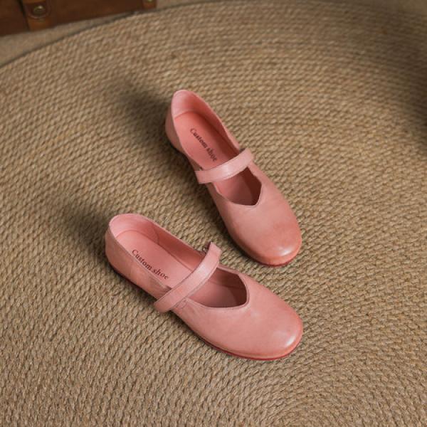 Handcrafted Luxury Leather Women's Shoes for Elegance(Eoct20161002K1192)